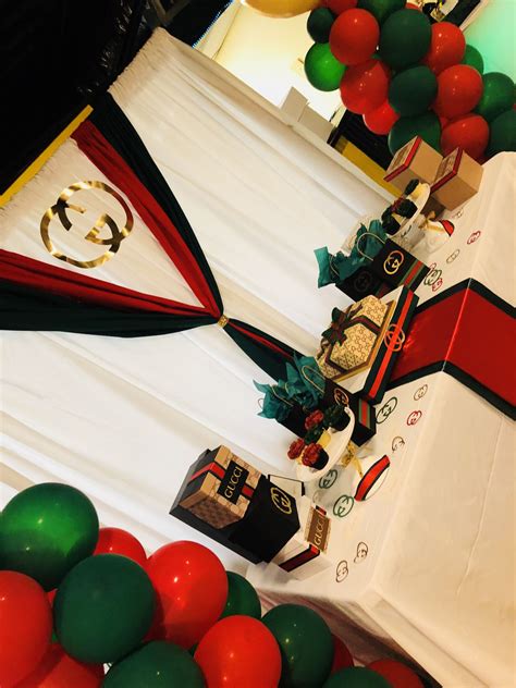 gucci decorations for party|gucci party theme.